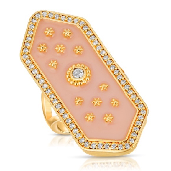 Lux Divine Eloise Shield Ring - Picture 2 of 3